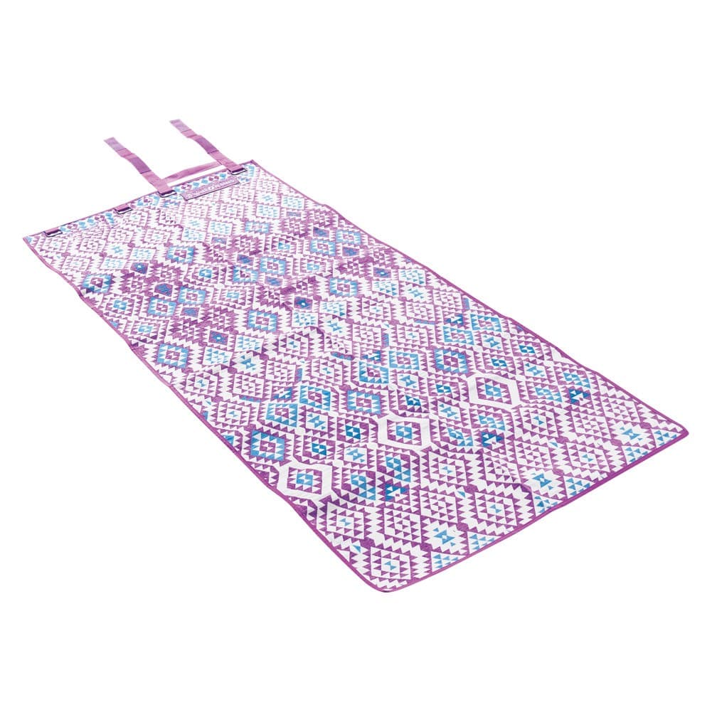 ALSANIDI, Outdoor mat for camping, Heritage rug, Lilac, Size 80*220 Cm