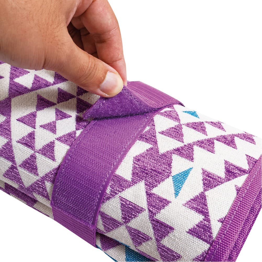 ALSANIDI, Outdoor mat for camping, Heritage rug, Lilac, Size 80*220 Cm