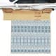 ALSANIDI, Wndbreak between two Wheel for all cars, Wheel windbreak, Kaki, Size 345*300Cm