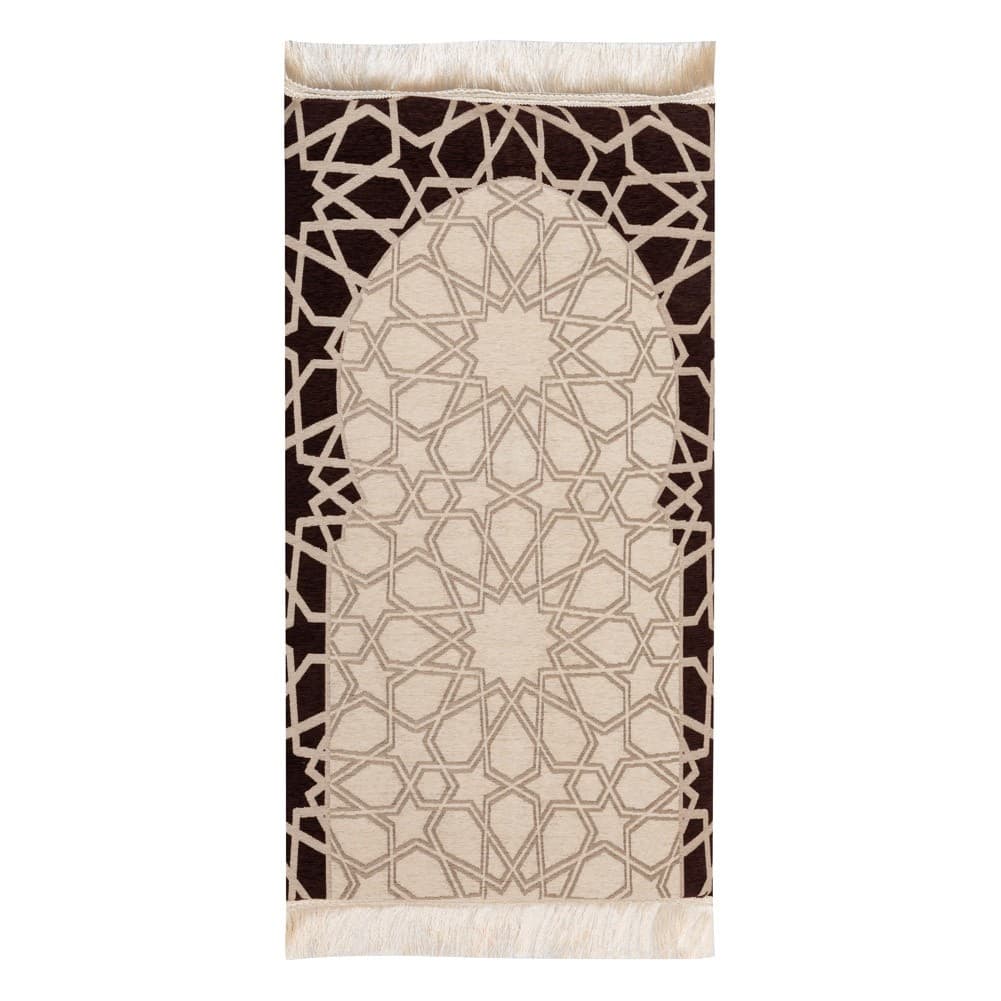 ALSANIDI, Memori Foam Prayer Rug, Comfortable Foam Prayer Rug, Beige, Size120*70*3 Cm