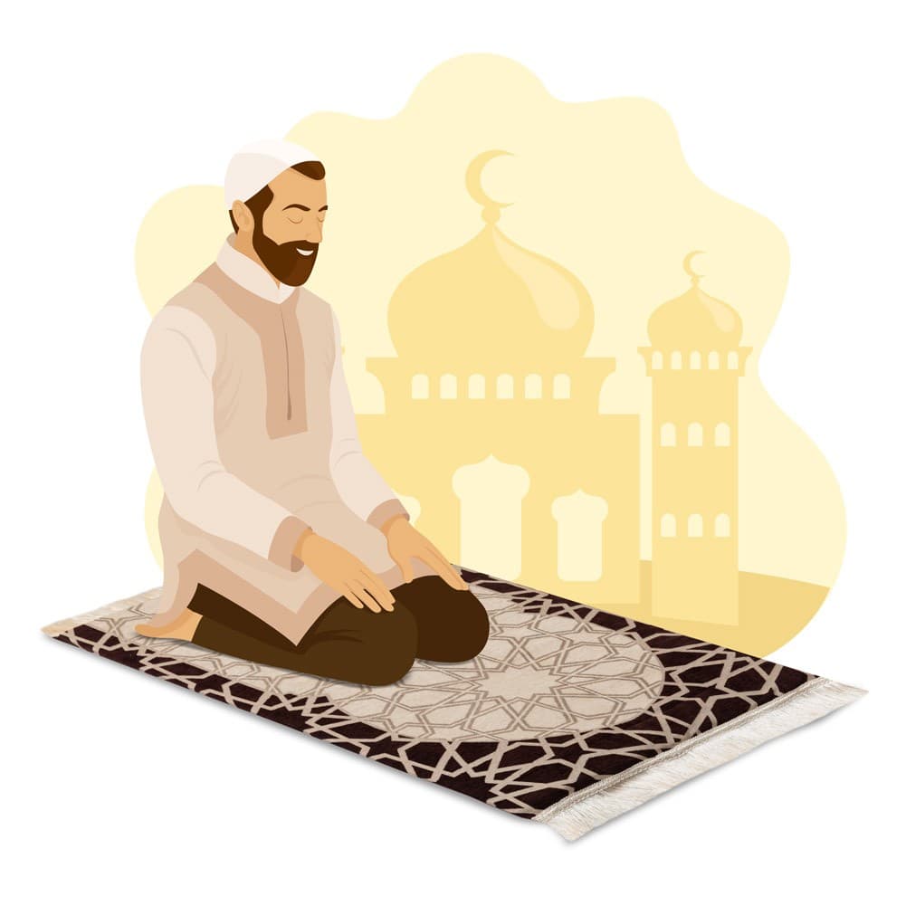 ALSANIDI, Memori Foam Prayer Rug, Comfortable Foam Prayer Rug, Beige, Size120*70*3 Cm