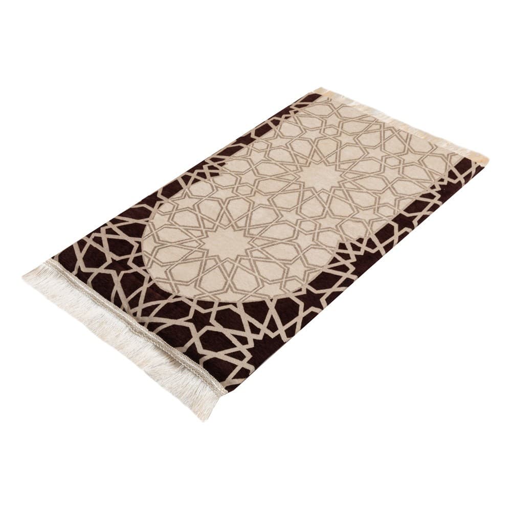 ALSANIDI, Memori Foam Prayer Rug, Comfortable Foam Prayer Rug, Beige, Size120*70*3 Cm