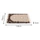 ALSANIDI, Memori Foam Prayer Rug, Comfortable Foam Prayer Rug, Beige, Size120*70*3 Cm