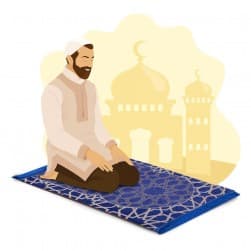 ALSANIDI, Memori Foam Prayer Rug, Comfortable Foam Prayer Rug, Blue, Size120*70*3 Cm
