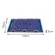 ALSANIDI, Memori Foam Prayer Rug, Comfortable Foam Prayer Rug, Blue, Size120*70*3 Cm