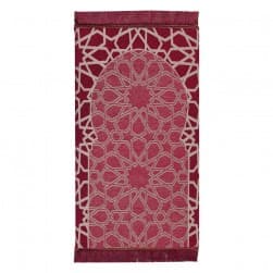 ALSANIDI, Memori Foam Prayer Rug, Comfortable Foam Prayer Rug, Red, Size120*70*3 Cm