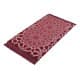 ALSANIDI, Memori Foam Prayer Rug, Comfortable Foam Prayer Rug, Red, Size120*70*3 Cm