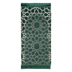 ALSANIDI, Memori Foam Prayer Rug, Comfortable Foam Prayer Rug, Green, Size120*70*3 Cm