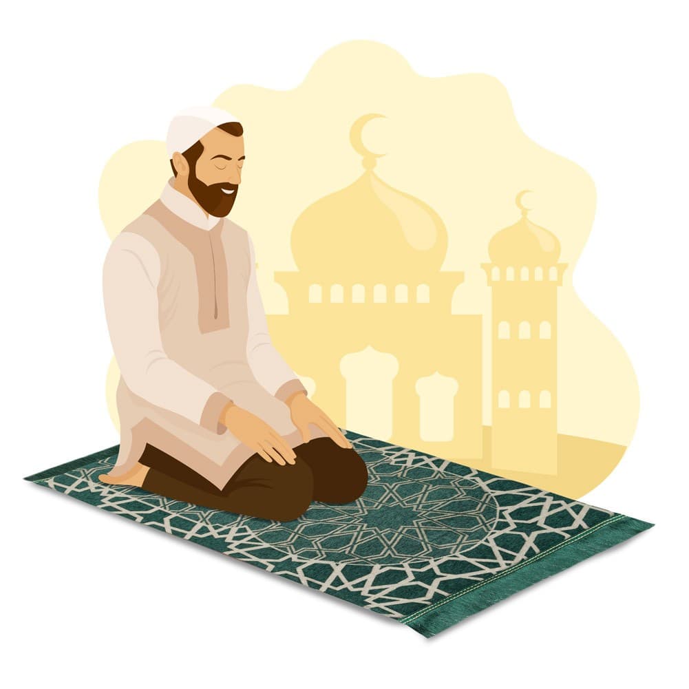 ALSANIDI, Memori Foam Prayer Rug, Comfortable Foam Prayer Rug, Green, Size120*70*3 Cm