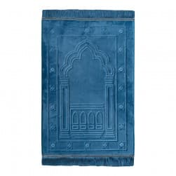 ALSANIDI, Memori Foam Prayer Rug, Comfortable Foam Prayer Rug, Blue, Size120*70*3 Cm