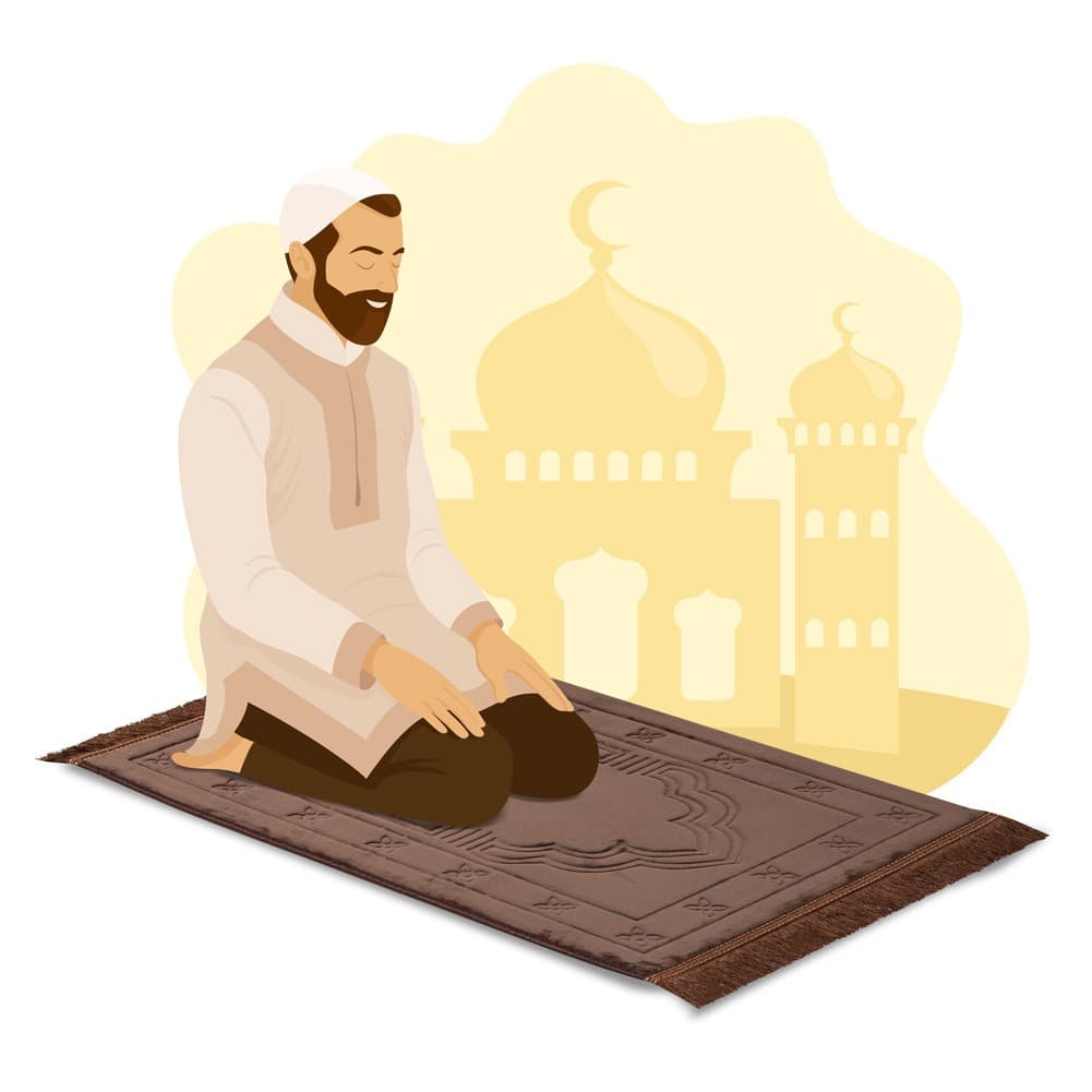 ALSANIDI, Memori Foam Prayer Rug, Comfortable Foam Prayer Rug, Brown, Size120*70*3 Cm