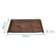 ALSANIDI, Memori Foam Prayer Rug, Comfortable Foam Prayer Rug, Brown, Size120*70*3 Cm