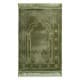 ALSANIDI, Memori Foam Prayer Rug, Comfortable Foam Prayer Rug, Green, Size120*70*3 Cm