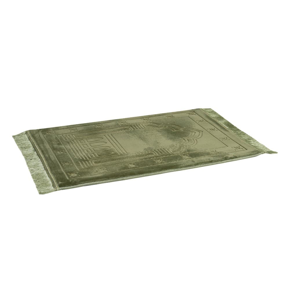 ALSANIDI, Memori Foam Prayer Rug, Comfortable Foam Prayer Rug, Green, Size120*70*3 Cm