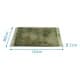 ALSANIDI, Memori Foam Prayer Rug, Comfortable Foam Prayer Rug, Green, Size120*70*3 Cm