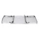 ALSANIDI, Foldable Aluminum Table, Foldable Table for Outdoor and Home Gardens, Agate , Size 90*40*33.5 Cm