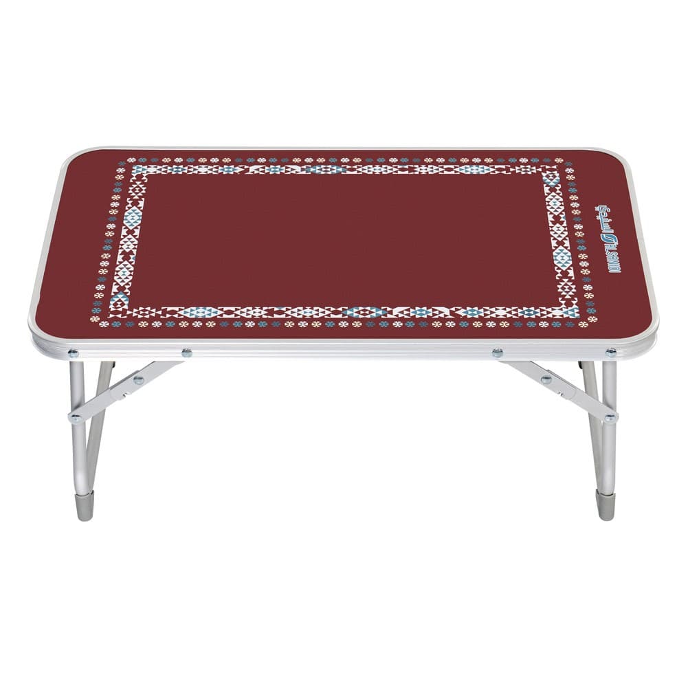 ALSANIDI, Foldable Aluminum Table, Foldable Table for Outdoor and Home Gardens, Agate , Size 56*34*23.5 Cm