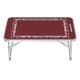 ALSANIDI, Foldable Aluminum Table, Foldable Table for Outdoor and Home Gardens, Agate , Size 56*34*23.5 Cm