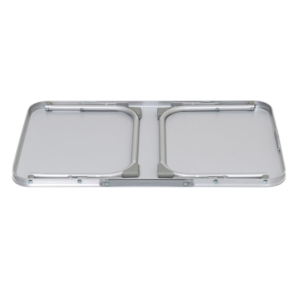 ALSANIDI, Foldable Aluminum Table, Foldable Table for Outdoor and Home Gardens, Agate , Size 56*34*23.5 Cm