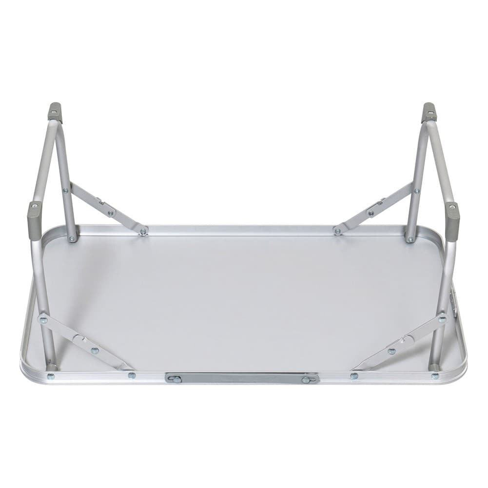 ALSANIDI, Foldable Aluminum Table, Foldable Table for Outdoor and Home Gardens, Agate , Size 56*34*23.5 Cm