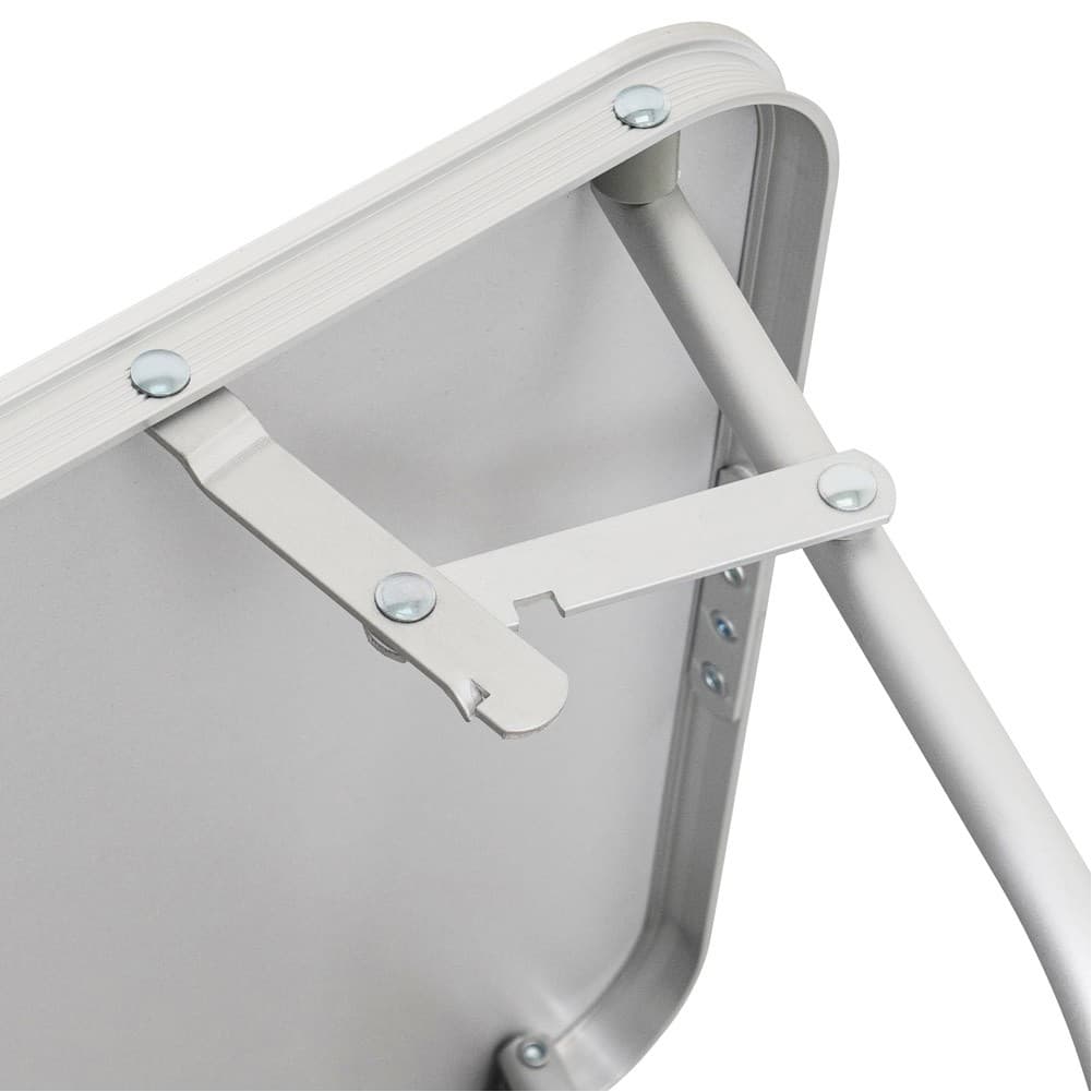 ALSANIDI, Foldable Aluminum Table, Foldable Table for Outdoor and Home Gardens, Agate , Size 56*34*23.5 Cm