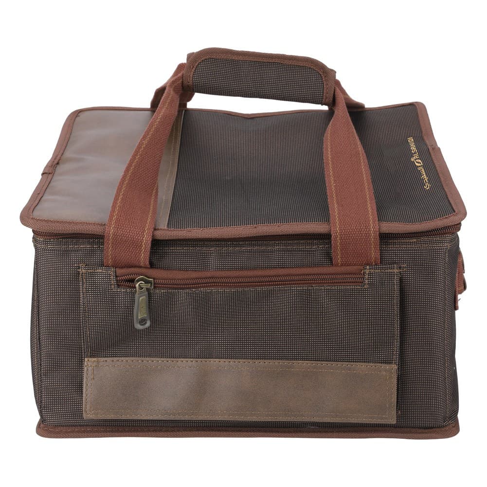 ALSANIDI, Al-Khair bag for trips, Camping bag, Coffee Brown, Size 38*37*20Cm