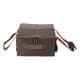 ALSANIDI, Al-Khair bag for trips, Camping bag, Coffee Brown, Size 38*37*20Cm