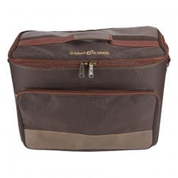 ALSANIDI, Al-Kuwait tea and coffee bag for trips, Camping bag, Coffee Brown, Size 37*24*31Cm