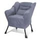 ALSANIDI, Comfortable Sofa Chair, Trips Chair, Gray, Size68*64*90Cm