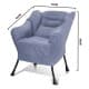 ALSANIDI, Comfortable Sofa Chair, Trips Chair, Gray, Size68*64*90Cm