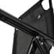 ALSANIDI, Foldable Camping Chair, Trips Chair, Black, Size102*62*67 Cm
