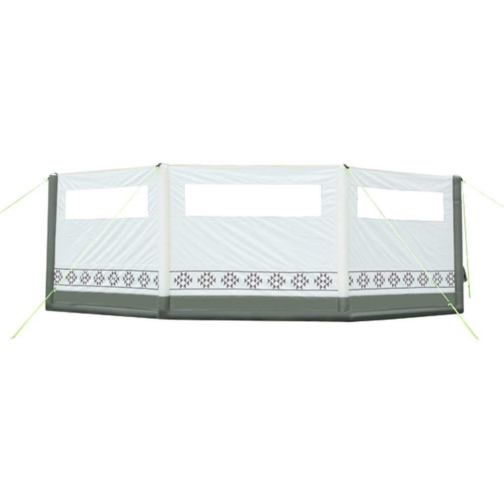 DPT, windbreak trips, Camping Curtain, White*Green, Size500*140 Cm