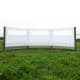 DPT, windbreak trips, Camping Curtain, White*Green, Size500*140 Cm