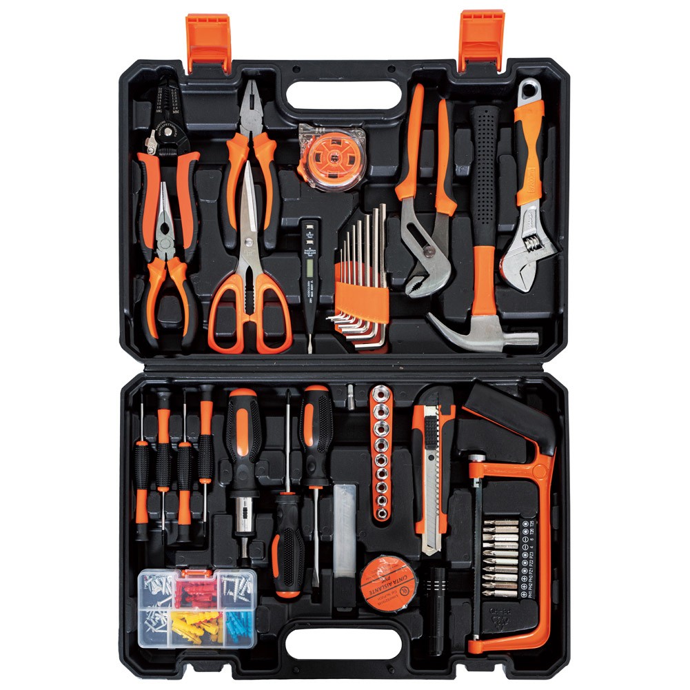ALSANIDI, Multi-purpose portable tool kit, Black, Size 8*29*41.5  Cm