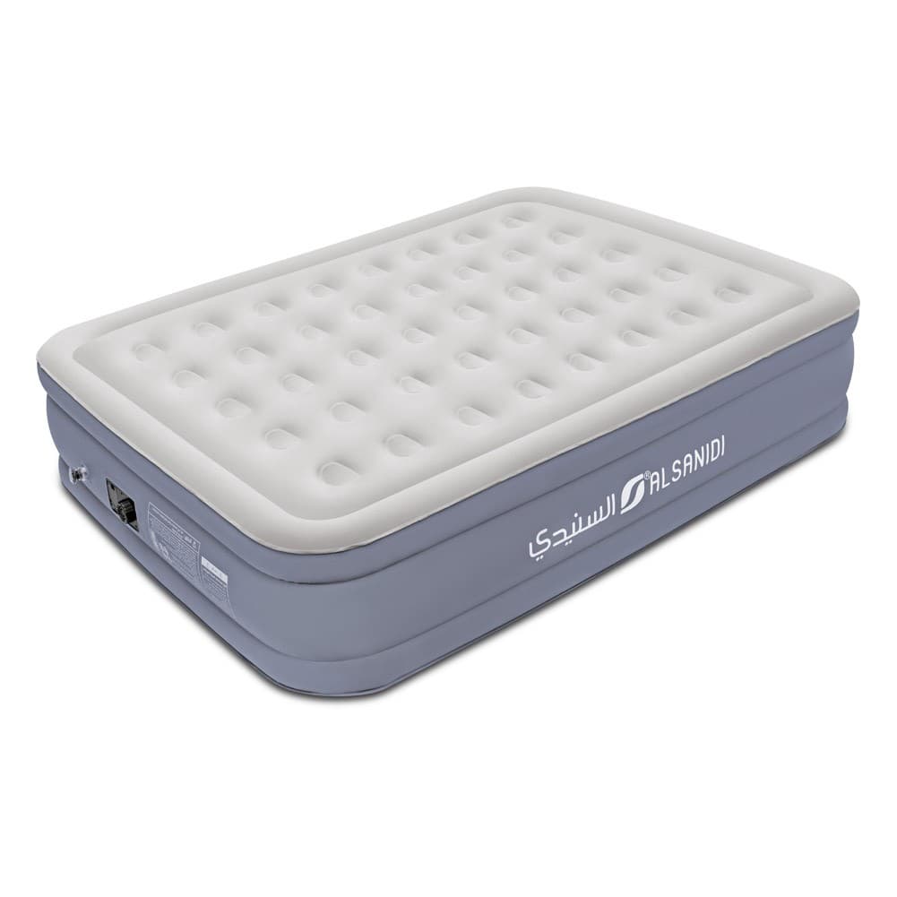 ALSANIDI, Air mattress, Air bed, Kaki, Size198*152*46 Cm