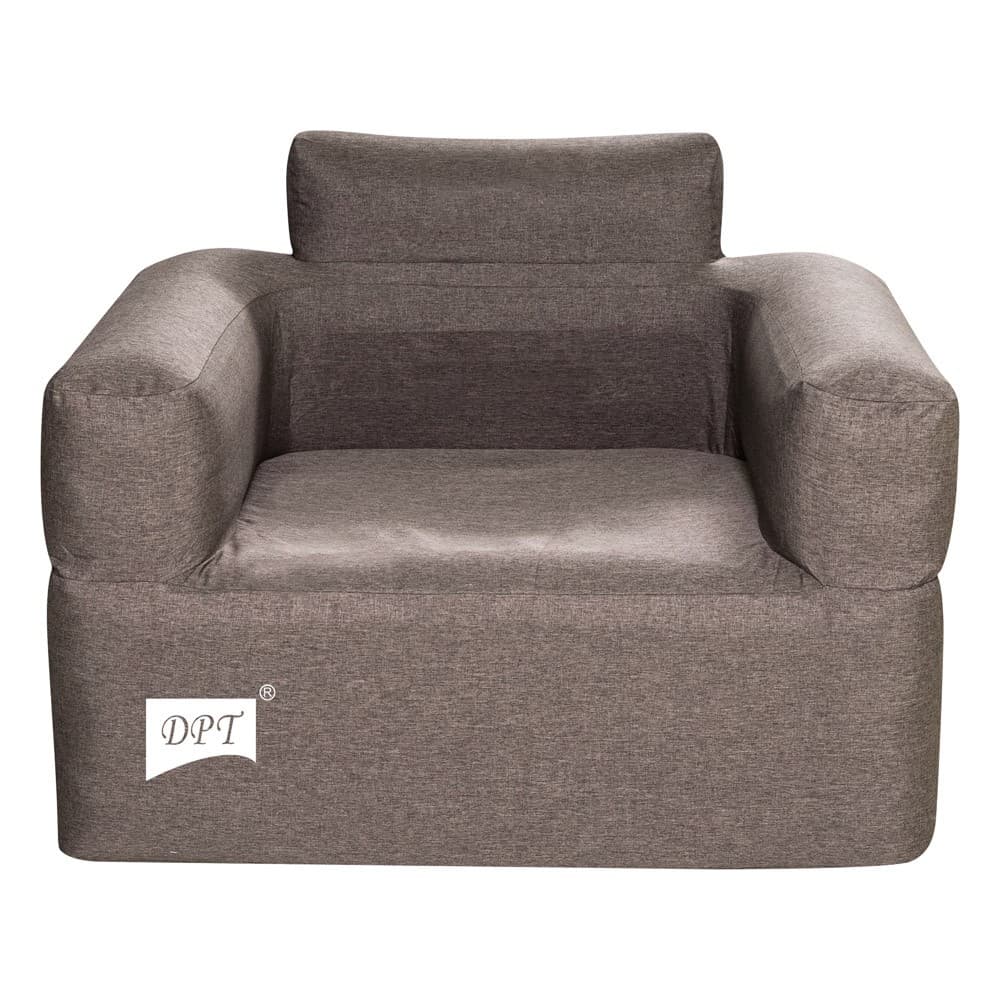 DPT, Inflatable air sofa, Kaki, Size100*80*78 Cm