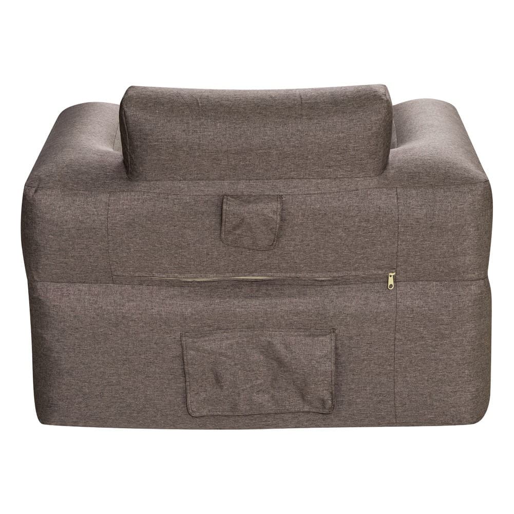 DPT, Inflatable air sofa, Kaki, Size100*80*78 Cm