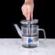 DPT, glass teapot, Transparent , capacity1000ml