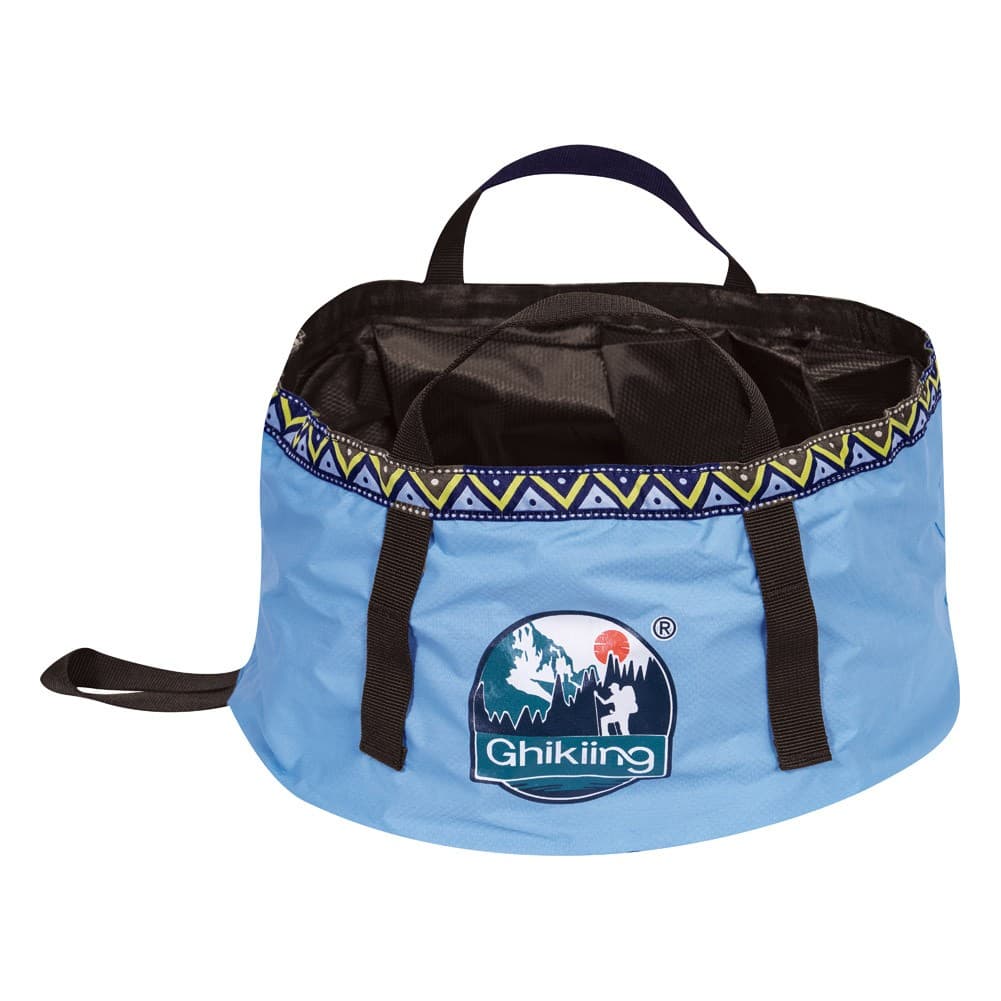 Ghiking, Collapsible water bucket, Blue, Size 29.5*13.5 Cm