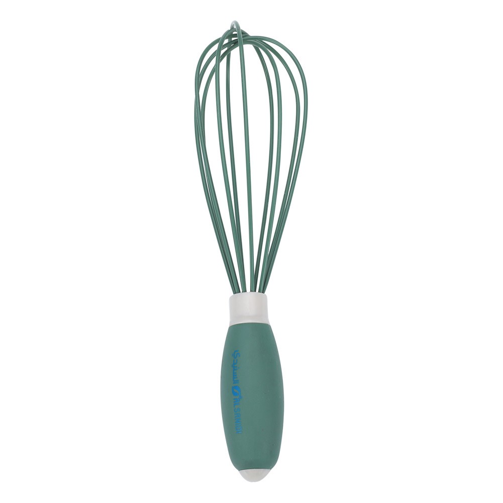 ALSANIDI, Manual whisk, Egg whisk, Green Dark, Size 23 Cm