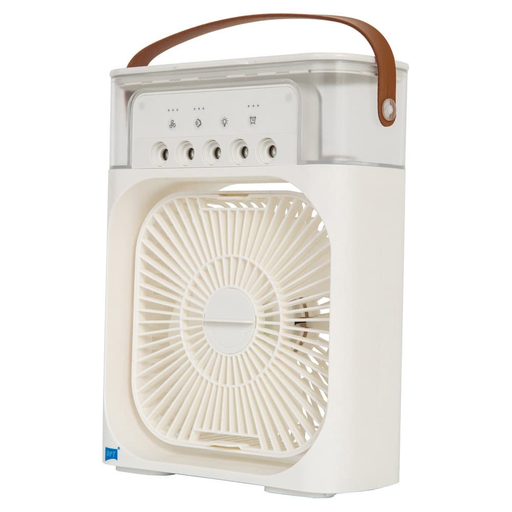 DPT, Air cooling fan, Small Fan, White, Size 21*9*26 Cm