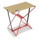 DPT, Foldable Camping Chair, Trips Chair, Red, Size 30*15.5*27 Cm