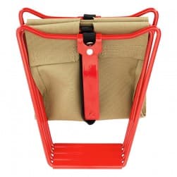 DPT, Foldable Camping Chair, Trips Chair, Red, Size 30*15.5*27 Cm