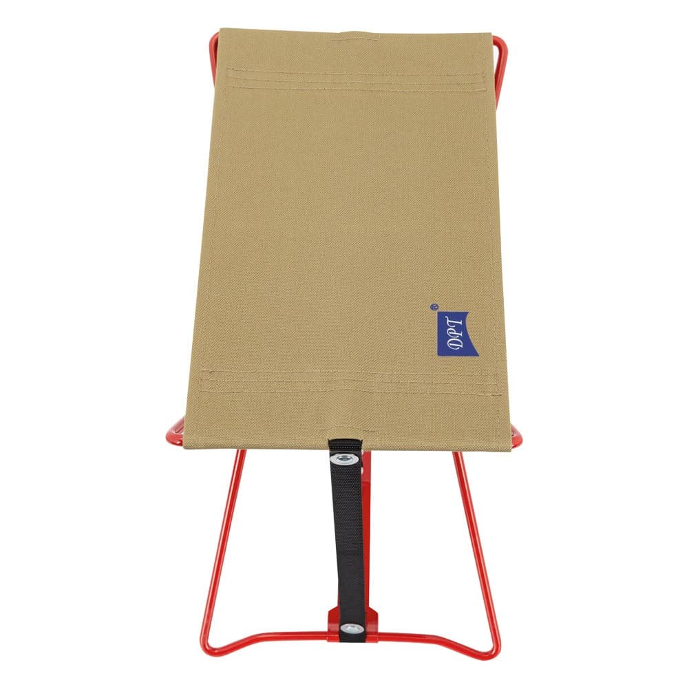 DPT, Foldable Camping Chair, Trips Chair, Red, Size 30*15.5*27 Cm