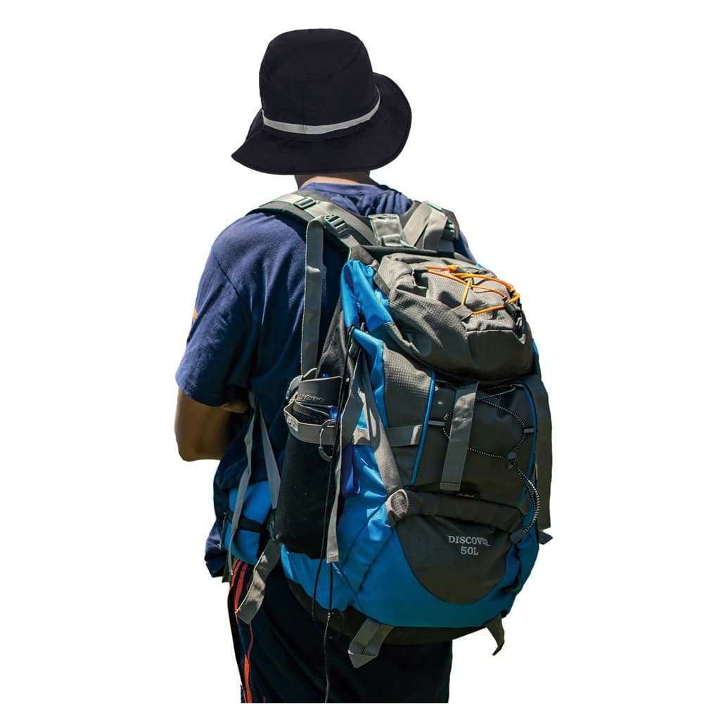 DPT, Hiking and Hunting Hat, Sun hat, Black, Size 62.5-66.5 Cm