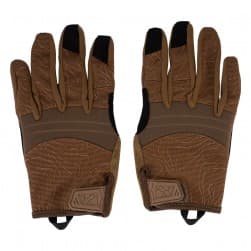 ALSANIDI, Camping Hand Gloves, Outdoor Gloves with Anti-Slip Grip, Brown, Size L22*W12.5 Cm