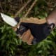 ALSANIDI, Camping Hand Gloves, Outdoor Gloves with Anti-Slip Grip, Brown, Size L22*W12.5 Cm