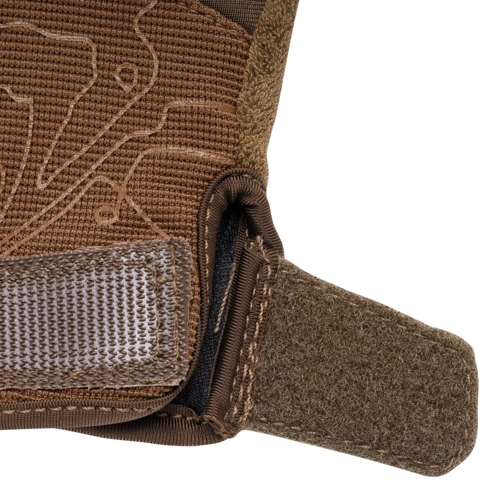 ALSANIDI, Camping Hand Gloves, Outdoor Gloves with Anti-Slip Grip, Brown, Size L22*W12.5 Cm