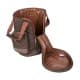 ALSANIDI, Gas cylinder bag, Stove Bag, Brown*Sandy, Size 39*26.5*26.5Cm