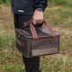 ALSANIDI, Al-Khair bag for trips, Camping bag, Coffee Brown, Size 33*32*18Cm